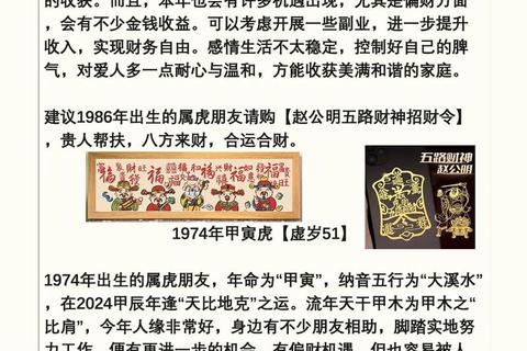 鸡年属虎人运势全解析：事业财运健康运程吉凶指南