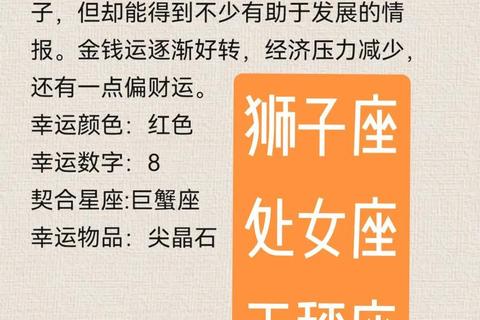 狮子座3月运势解析：事业突破_情感升温与财富机遇全掌握