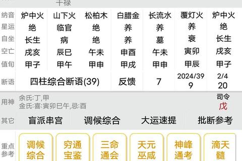 非常运势网八字排盘解析-生辰命理测算与运势趋势全详解 非常运势网八字排盘解析-生辰命理测算与运势趋势全详解