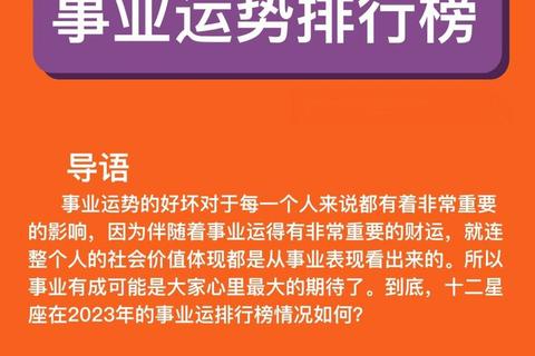 职场运势解析2023:事业发展关键机遇与突破方向预测 职场运势解析2023:事业发展关键机遇与突破方向预测