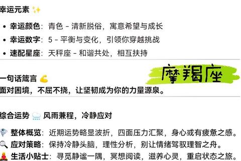 摩羯座未来五年运势趋势解析：土星顺行下的机遇与突破指南