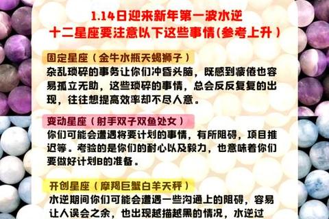 水逆期星座运势全指南:12星座避坑法则与转运秘诀 水逆期星座运势全指南:12星座避坑法则与转运秘诀