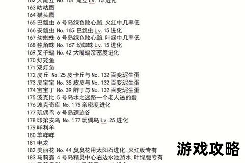 火红版全攻略解析：通关技巧_精灵培养与隐藏要素收集指南