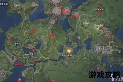 迷雾森林探险指南-全境地图解析与隐秘路线标注手册