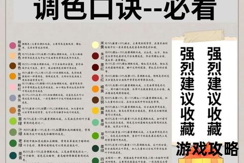 调色技巧全解析：从入门到精通的实用配色指南
