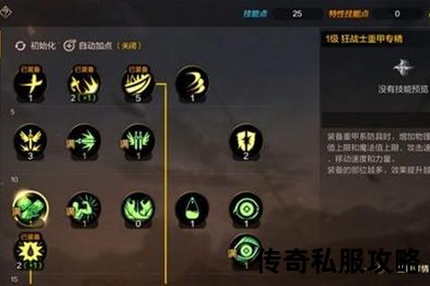 《狂暴战士暗杀突袭传奇私服职业技能全解析》 《狂暴战士暗杀突袭传奇私服职业技能全解析》