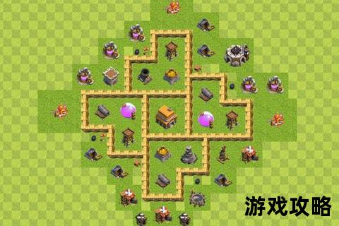 部落冲突防御布局全攻略_高效阵型设计与防三星技巧解析 部落冲突防御布局全攻略_高效阵型设计与防三星技巧解析