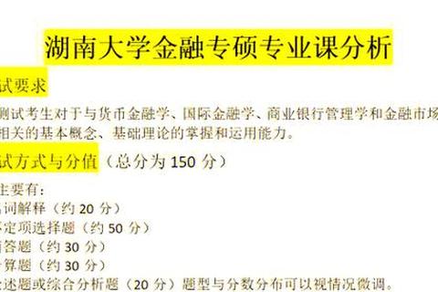 湖北大学金融专硕真题解析_高频考点与答题技巧精讲