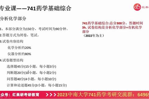741药学综合真题_核心考点解析与高效复习策略指南 741药学综合真题_核心考点解析与高效复习策略指南