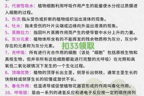植物生理学考研真题解析_高频考点与重点题型突破指南
