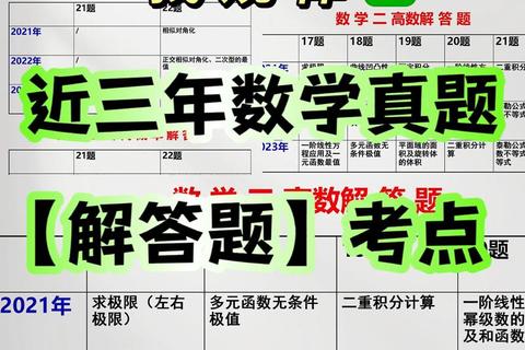 2007年考研数学真题解析_核心考点与典型题型详解