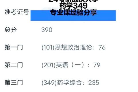 武汉大学药学2018考研真题解析-核心考点与答题策略探讨