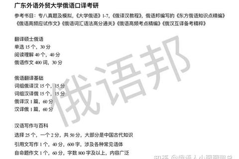 俄语口译考研真题突破路径:高频考点与实战技巧精析 俄语口译考研真题突破路径:高频考点与实战技巧精析