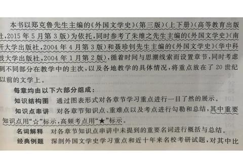 外国文学考研真题解析：高频考点与复习策略探析