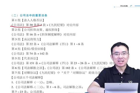 商法核心考点解析_司考真题精讲与备考策略 商法核心考点解析_司考真题精讲与备考策略