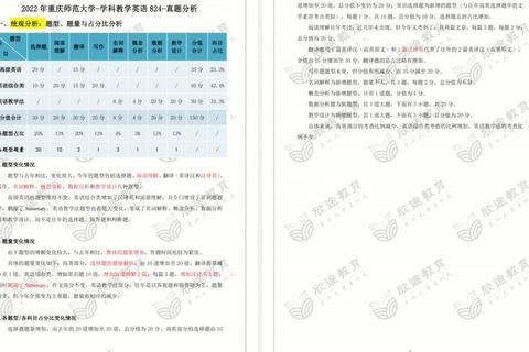 重庆师范大学813真题解析_核心考点与命题趋势深度探析