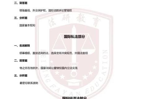 中国政法大学考博真题解析_命题规律与核心考点深度探究