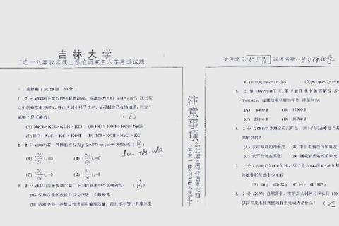 吉林大学2020年考研真题解析_核心考点与命题趋势探析
