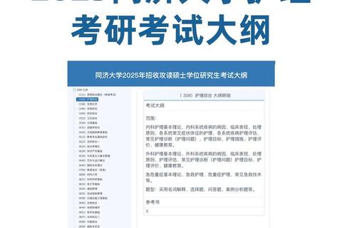 同济大学护理考研真题解析_高频考点与高效复习策略指南