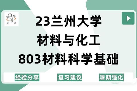 兰大803真题解析：核心考点与备考策略全攻略