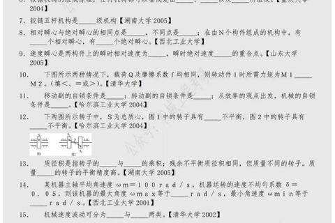 机械设计考研真题解析_核心考点与典型例题精讲