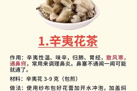 辛夷通鼻窍散风寒_抗炎抗敏治鼻炎头痛的天然良方