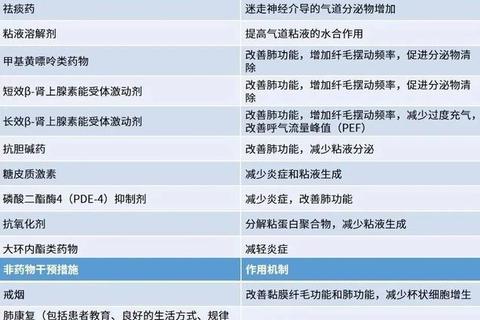 慢性支气管炎常用药物解析:选择策略与临床应用指南