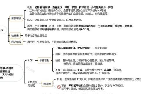高血压常用药物分类解析_作用机制与临床应用指南