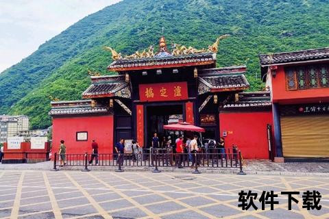 泸定桥地理位置解析-四川大渡河上的红色名桥