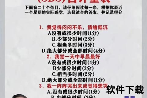 抑郁自测指南：症状识别与科学评估方法