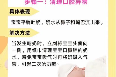 新生儿呛奶紧急处理与预防措施指南