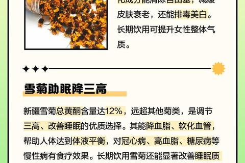 雪菊的十大健康功效解析：抗氧化_降血压与养生作用