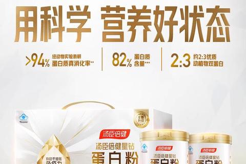 蛋白营养品优选：科学补充体能提升与健康守护
