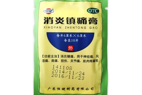 消炎止痛膏：草本配方快速缓解关节肌肉红肿热痛