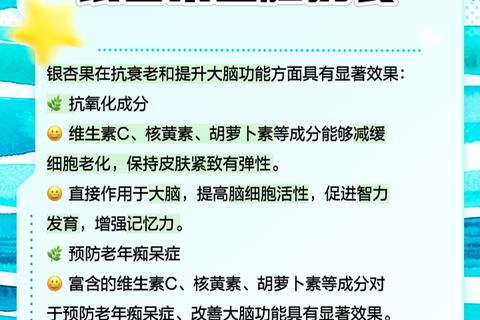 银杏胶囊核心功效解析：改善循环_增强记忆_抗氧化作用详解