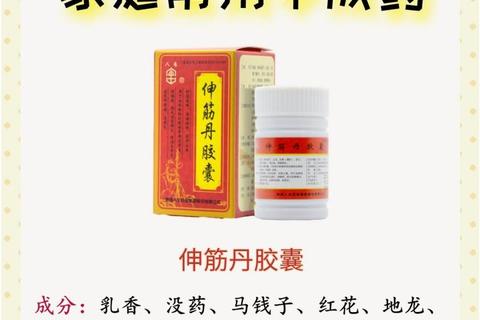 复方伸筋胶囊：舒筋活络_缓解关节疼痛与筋骨僵硬的中药方案