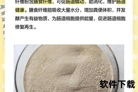 纤维粉核心作用解析：改善消化_促进排毒及体重管理