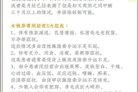 月经不调与闭经:成因探析及中医调理策略研究