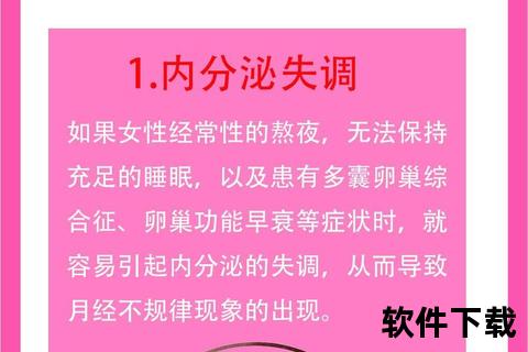 月经不调诱因解析：激素失衡、压力及生活习惯的影响