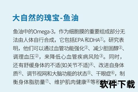 新西兰鱼油核心作用解析：健康功效与优势全解读