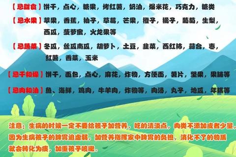 小孩咳嗽忌口清单-这些食物要避免_家长必看