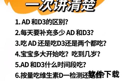 维生素AD核心功效解析：促进钙吸收_增强免疫力与视力保护