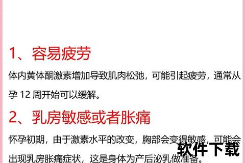 早孕初期症状详解：常见身体反应与征兆自查指南