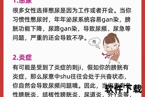 妇科疾病引发尿频的常见病因及防治对策