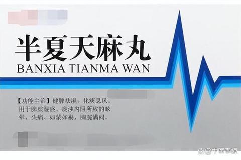 半夏天麻丸功效解析：化痰熄风与健脾祛湿作用机制详解