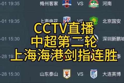 中超卫视直播指南：CCTV5+与地方台赛事一览  第1张