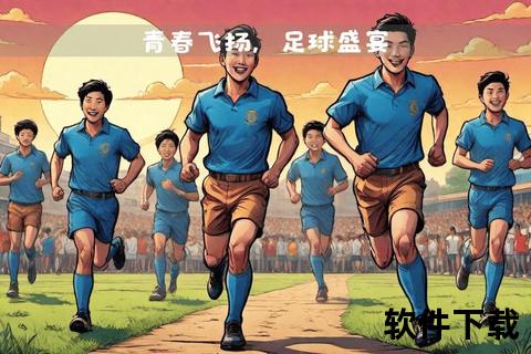 绿茵并肩_足球队赛场合影定格荣耀征程