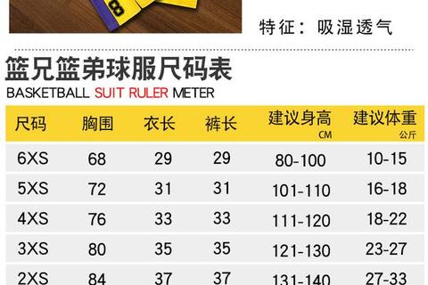 182球衣尺码怎么选_身高对应码数解析与选购指南