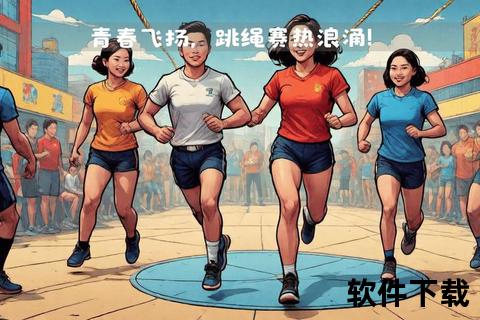 跃动疾风_花式跳绳炫技时刻：疾速脚步燃爆全场激情