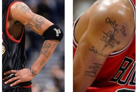 NBA球星纹身图腾密码-荣耀印记背后的信仰诠释与艺术表达